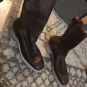 NWT FREE PEOPLE SUTTON SLOUCH BOOTS SIZE 8 BROWN